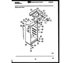 Frigidaire GTL175BH1 cabinet parts diagram