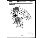 Frigidaire GTN175CH1 shelves and supports diagram