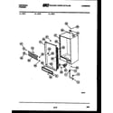 Frigidaire V21A cabinet parts diagram