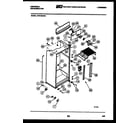 Kelvinator GTN198BH1 cabinet parts diagram