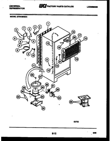 System and automatic defrost parts
