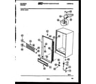 Universal/Multiflex (Frigidaire) UG21B cabinet parts diagram