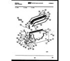 Frigidaire H15C chest freezer parts diagram