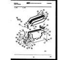 Frigidaire H20B chest freezer parts diagram