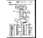 Frigidaire UFPF101LZ1 cabinet parts diagram