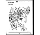 Frigidaire LCE772LW2 cabinet and component parts diagram