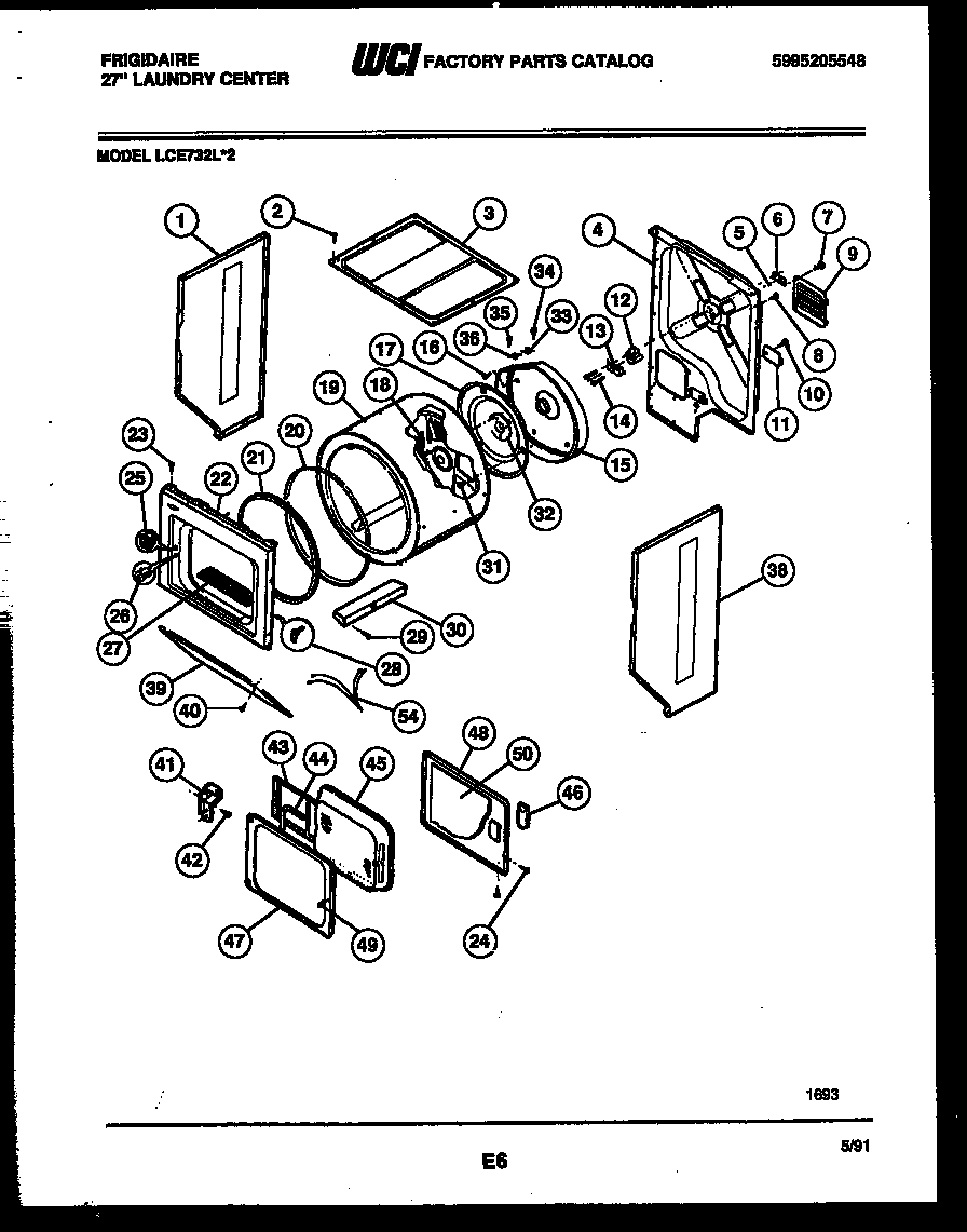 Cabinet and component parts