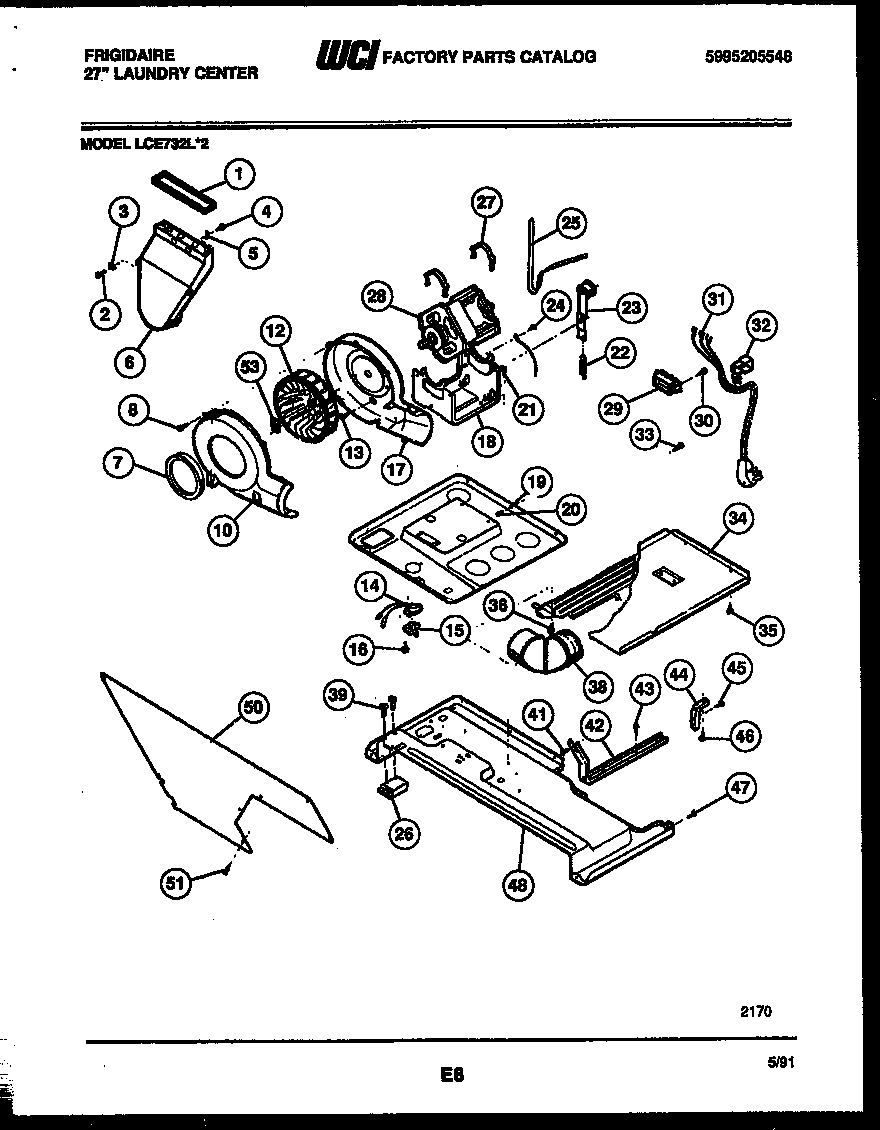 Motor, blower and body assembly