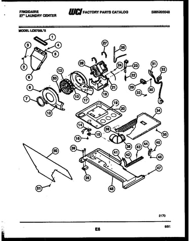 Motor, blower and body assembly