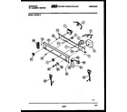Frigidaire LCE732LW2 console and control parts diagram