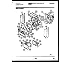 Frigidaire LCE752LL2 cabinet and component parts diagram