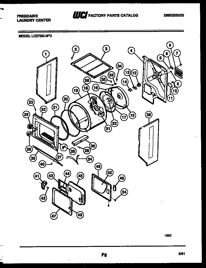 Cabinet and component parts