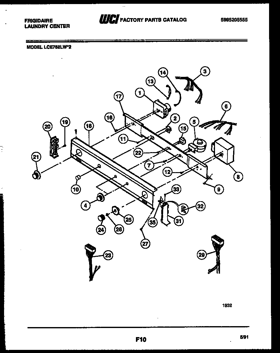 Console and control parts