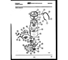 Frigidaire LCE752LW2 tub detail diagram