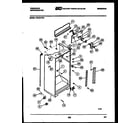 Frigidaire FPE19TFL1 cabinet parts diagram