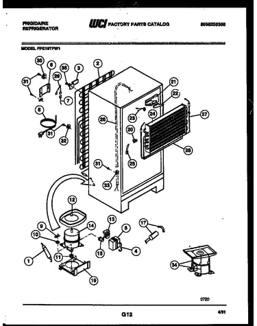 System and automatic defrost parts