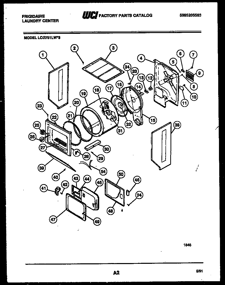 Cabinet and component parts