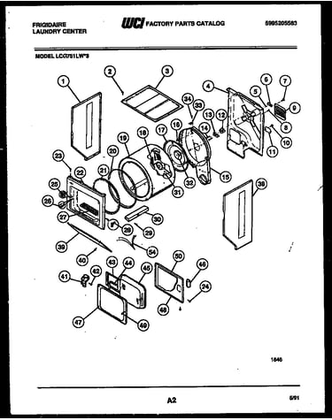 Cabinet and component parts
