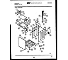 Frigidaire LCG751LW3 cabinet parts diagram