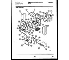 Frigidaire LCG771LW3 cabinet and component parts diagram