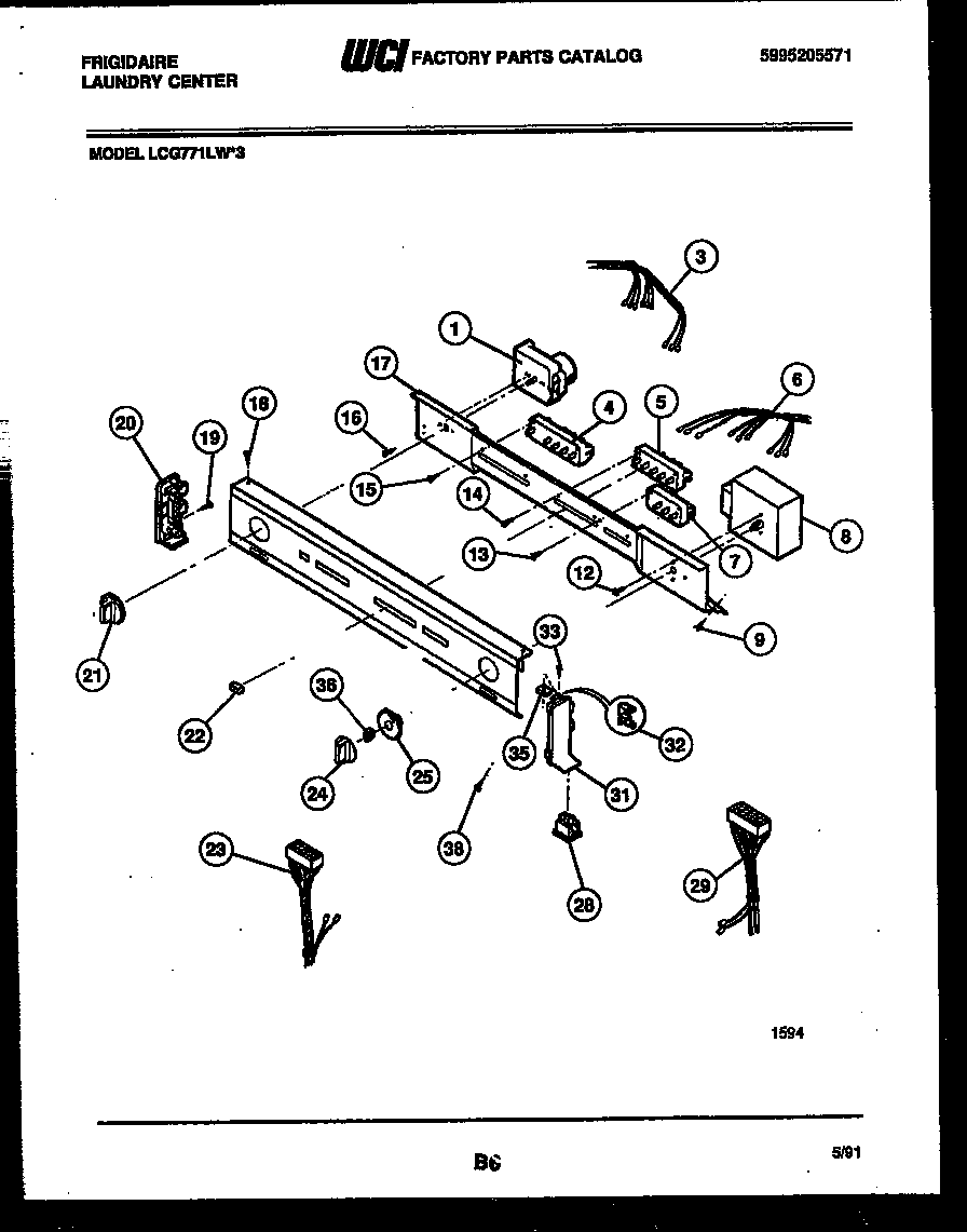 CONSOLE AND CONTROL PARTS