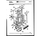 Frigidaire FPCE22V3FW1 cabinet parts diagram