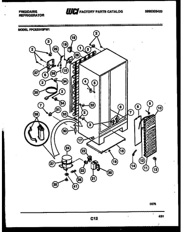 System and automatic defrost parts