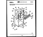 Frigidaire FPCE19TPH0 cabinet parts diagram