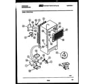Frigidaire FPCE19TPH0 system and automatic defrost parts diagram