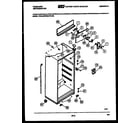 Frigidaire FPDA18TPW0 cabinet parts diagram