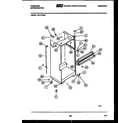 Frigidaire FPI17TPL0 cabinet parts diagram