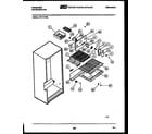 Frigidaire FPI17TPL0 shelves and supports diagram