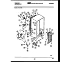 Frigidaire FPCI19VPL0 system and automatic defrost parts diagram