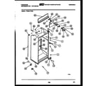 Frigidaire FPES21TPL0 cabinet parts diagram