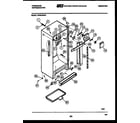 Frigidaire FPEM18FW1 cabinet parts diagram