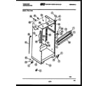 Frigidaire FPE21TPH0 cabinet parts diagram