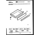 Frigidaire RE36BNL2 drawer parts diagram