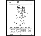 Frigidaire REG38BNL2 broiler parts diagram