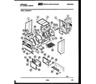 Frigidaire LCE852LW0 cabinet and component parts diagram