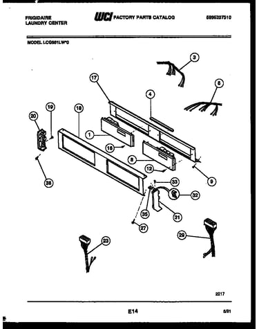 Console and control parts