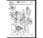 Frigidaire LCG851LW0 cabinet parts diagram