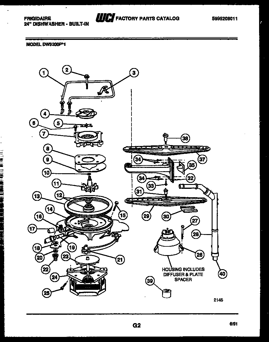 Motor pump parts