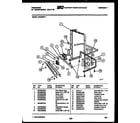 Frigidaire DW3200PW1 power dry and motor parts diagram