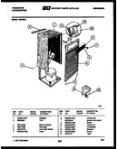 Cabinet and control parts