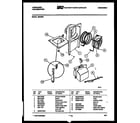 Frigidaire MR40N2 water and condensing parts diagram