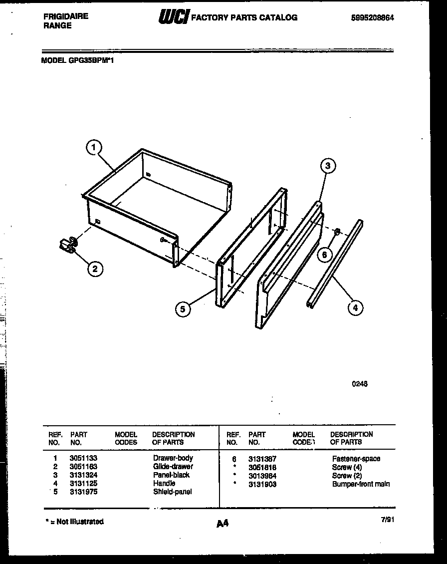 DRAWER PARTS