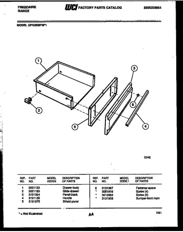 Drawer parts
