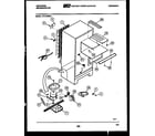 Frigidaire ATC150WKB1 system and automatic defrost parts diagram