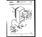 Universal/Multiflex (Frigidaire) ASM140WKH1 system and automatic defrost parts diagram