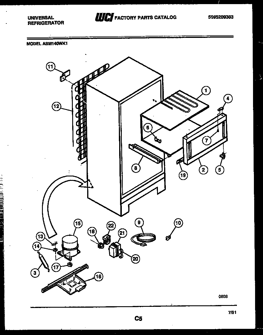 System and automatic defrost parts